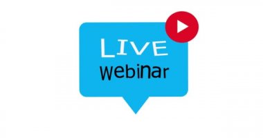 Canlı giyim etiketi. Webinar akışı, online seminer düğmeleri, internet kursları ve uzaktan öğrenme gibi tasarım unsurları için uygundur. Pankart takın. Canlandırma