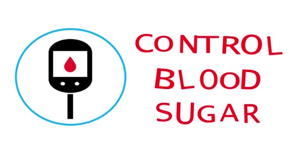 Control Blood Sugar World Day Diabetes Medical Animation Medical Concept — Stock Video