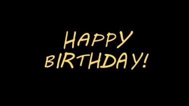 Mutlu doğum günü animasyonları. Kutlama