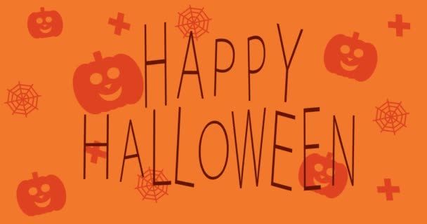 Halloween Holiday Celebration Halloween Motion Animation — Stockvideo