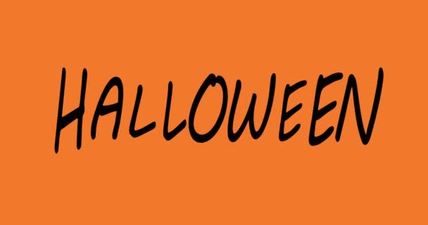 Halloween Holiday Celebration Halloween Motion Animation — Stockvideo