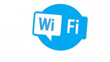 Bedava WiFi simgesi. Wi-Fi bölgesi. Canlandırma