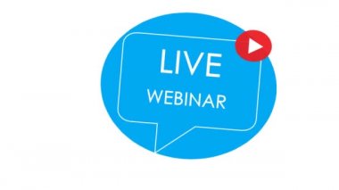 Canlı giyim etiketi. Webinar akışı, online seminer düğmeleri, internet kursları ve uzaktan öğrenme gibi tasarım unsurları için uygundur. Pankart takın. Canlandırma