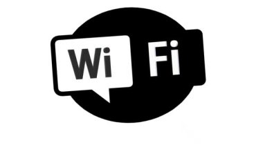 Bedava WiFi simgesi. Wi-Fi bölgesi. Canlandırma