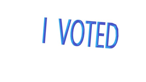 Twój Głos Znaczenie Znak Tekstowy Ciemnym Tle Koncepcja Wyborów Dokonaj — Wideo stockowe