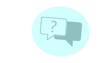 soru işareti konuşma kabarcığı