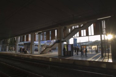 Şehir cente Ana İstasyonu Tren