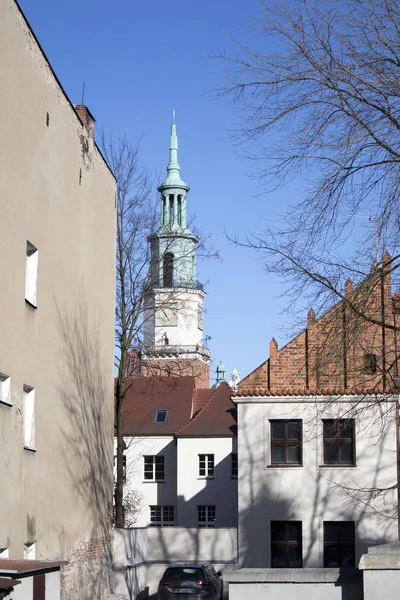 Blick auf das Rathaus in der Altstadt — Stockfoto