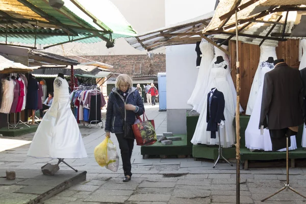 Bazar Rozychkiego est le plus ancien marché de la ville et remonte à 1901 dans le quartier de Praga — Photo