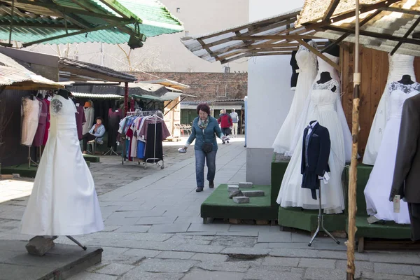 Bazar Rozychkiego est le plus ancien marché de la ville et remonte à 1901 dans le quartier de Praga — Photo