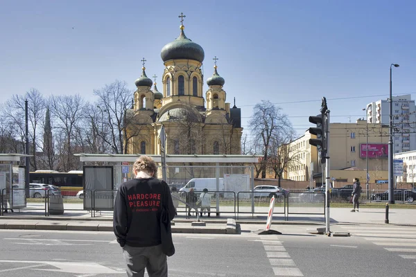 Польский ортодоксальный собор Святой Марии Магдалины (стиль русского Возрождения) ) — стоковое фото