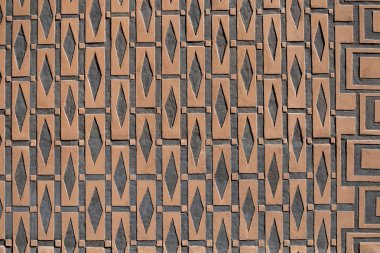 Polonya eski bir evde duvar süsleme