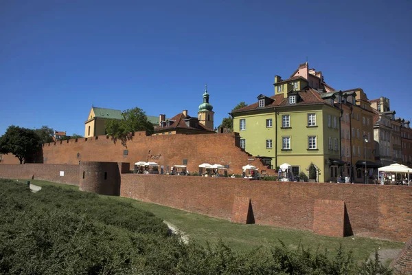 Castle square, Varsó óvárosában, Lengyelország — Stock Fotó