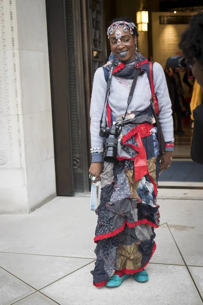 Londres Reino Unido Septiembre 2018 Gente Calle Durante Semana Moda —  Fotos de Stock