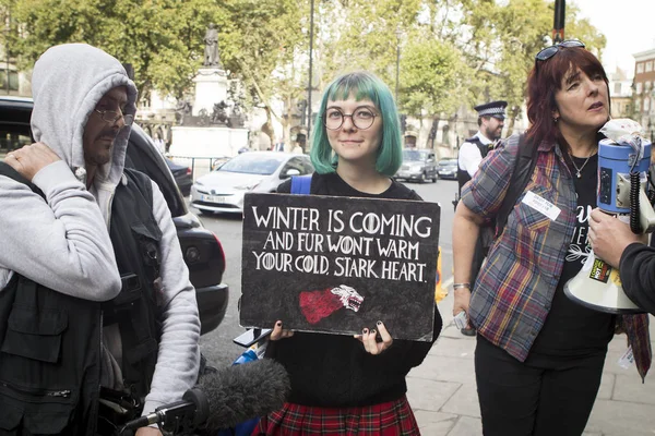 London Vereinigtes Königreich September 2018 Menschen Auf Der Straße Während — Stockfoto