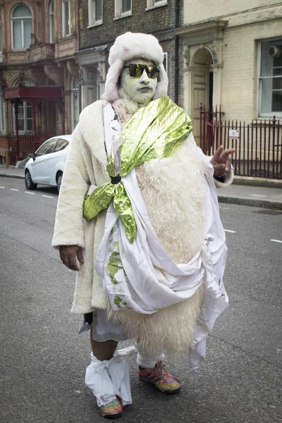 London Verenigd Koninkrijk September 2018 Mensen Straat Tijdens London Fashion — Stockfoto