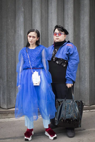 Londres Reino Unido Septiembre 2018 Gente Calle Durante Semana Moda —  Fotos de Stock