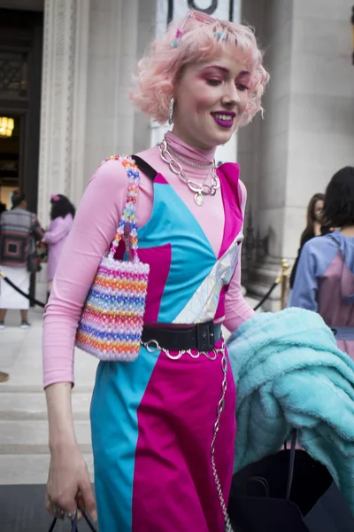 London United Kingdom September 2018 People Street London Fashion Week — Stock Photo, Image