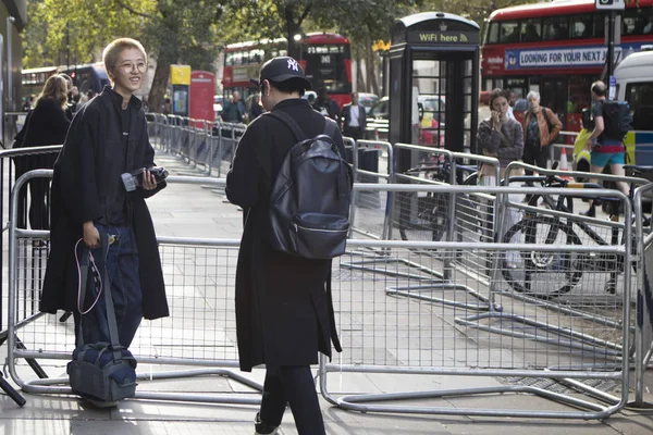 London Vereinigtes Königreich September 2018 Menschen Auf Der Straße Während — Stockfoto