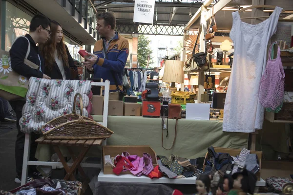 Londres Angleterre Septembre 2018 Marché Couvert Des Vieux Champs Spitalfield — Photo