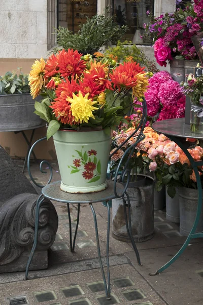 Variedade Colorida Flores Vendidas Mercado Londres — Fotografia de Stock