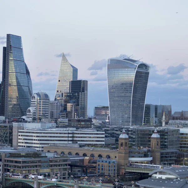 South Bank London October 2018 Tourists Tate Modern Observation Deck — Stock Photo, Image