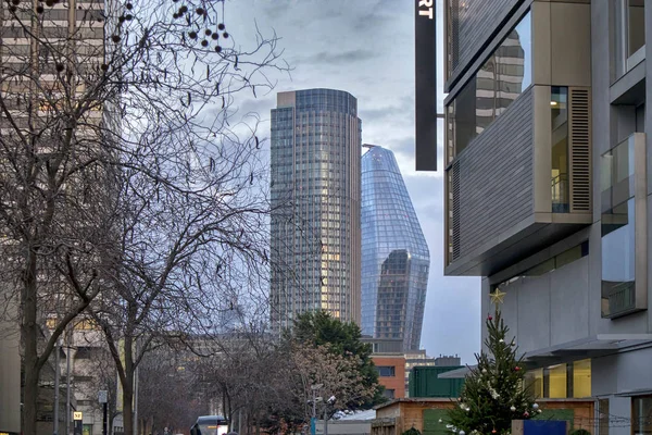 London Reino Unido Dezembro 2018 Estrutura Aço Novo Edifício Produção — Fotografia de Stock