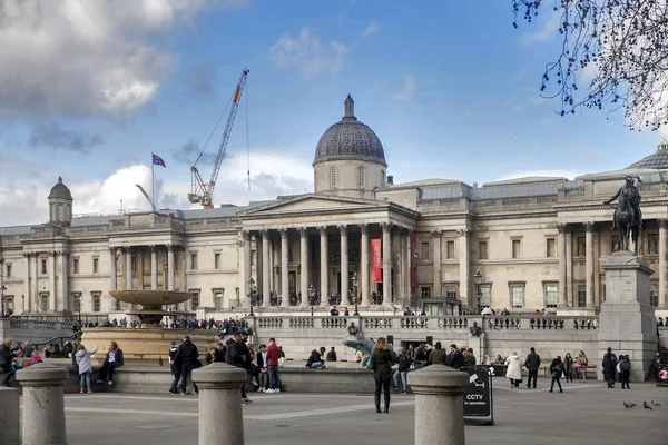 Die Nationalgalerie in London. stadt westminster, england. — Stockfoto