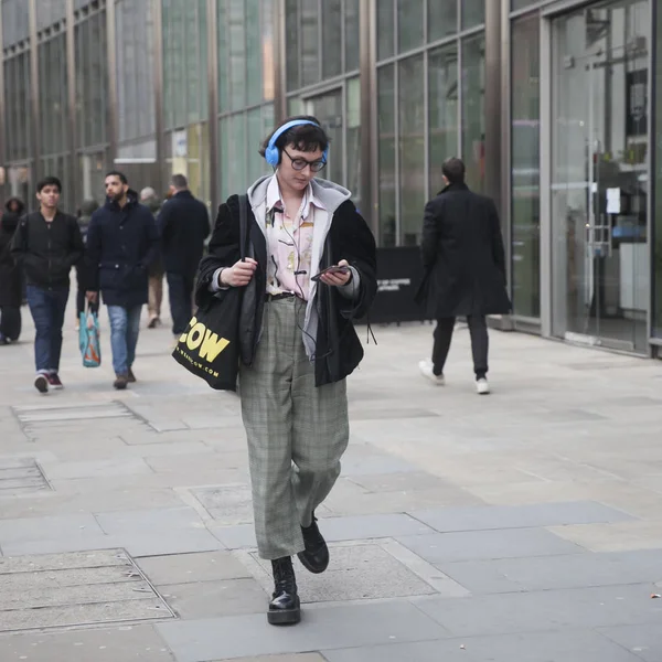 Vista del quartiere vicino a Shoreditch High Street a East London vicino a Brick Lane — Foto Stock