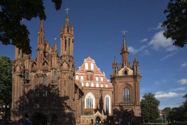 Aziz Anne'nin kilise ve kilise st. francis ve bernadine Ensemble Vilnius, Litvanya