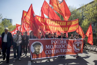 Moskova İşçi Bayramı Geçit Töreni