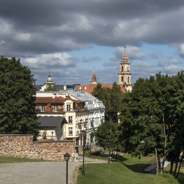 The Bastion of City Wall, Renaissance-style fortification in Vilnius, Lithuania — Stock Photo, Image