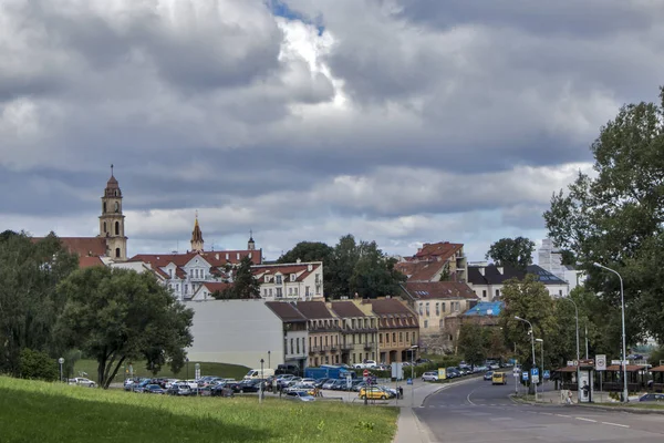 Vilnius. Flygfoto över staden. — Stockfoto