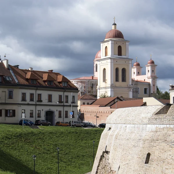 Vilnius. Luchtfoto van de stad. — Stockfoto