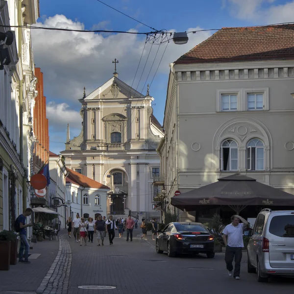 Church and monastery of the Holy Trinity, Vilnius — Stock Photo, Image