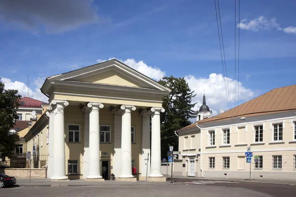 Klasická budova, Simonas Daukantas Square, Vilnius, okres Vilnius, Litva, pobaltské státy, Evropa. — Stock fotografie