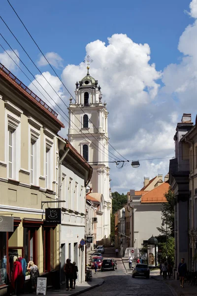 Dominikonu Street. Dominicaanse kerk van de Heilige Geest — Stockfoto