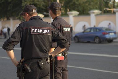 Protesto araştırmacı gazeteci Ivan Golunov gözaltına Moskova 'da düzenlenen