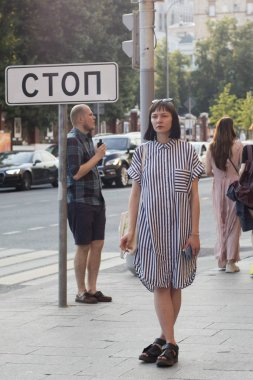 Protesto araştırmacı gazeteci Ivan Golunov gözaltına Moskova 'da düzenlenen