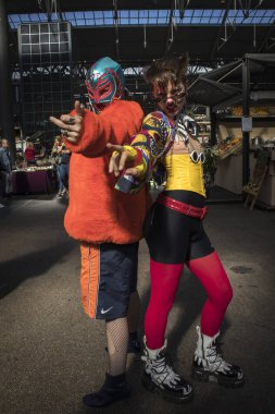 Eski Spitalfields Market Colour Walk yaratıcı insanların giyinmek ya da ilham almak için giyinme gayri resmi bir toplantı