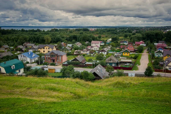 Pereslavl Zalessky Russia July 2020 Panoramic View Pereslavl Zalessky Russia — 图库照片