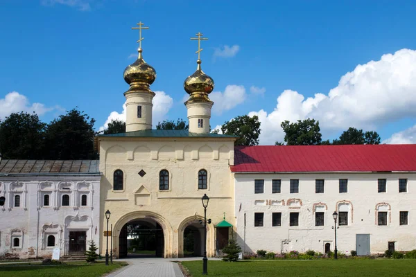 Tikhvin Rusland Juli 2020 Het Tikhvin Klooster Van Dormitie Van — Stockfoto