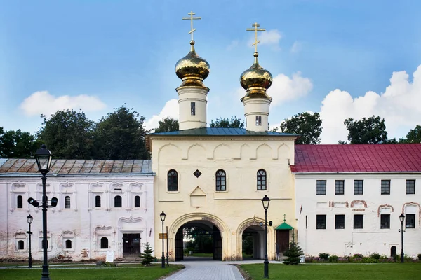 Tikhvin Rusland Juli 2020 Het Tikhvin Klooster Van Dormitie Van — Stockfoto