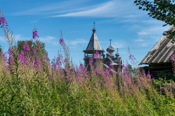 Shcheleyki Oblast Leningrad Rusland Augustus 2020 Kerk Dmitry Mirotochivogo Uniek — Stockfoto