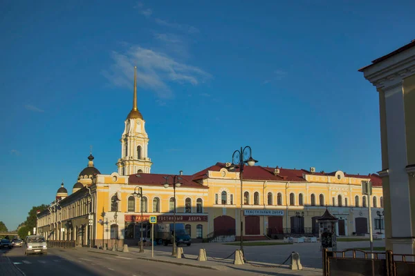 Rybinsk Russia August 2020 Red Gostiny Dvor Building Rybinsky State — Stock Photo, Image