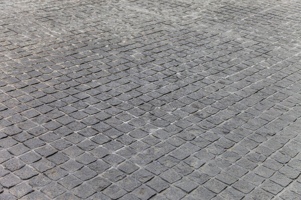 Paving stones texture oh the floor