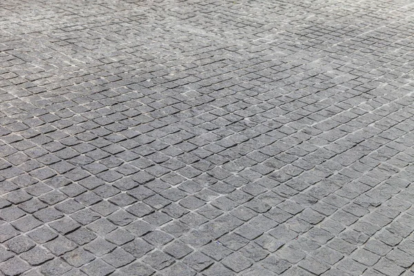 Gray Paving Stones Texture Floor — Stock Photo, Image