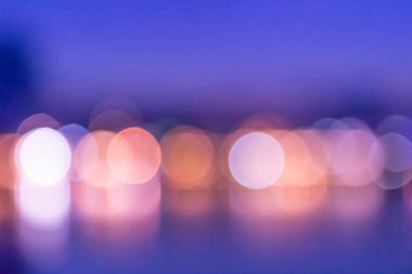 Bokeh ışıkları ile mavi Bokeh zarif arkaplan