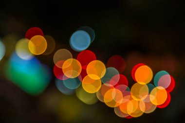 Bulanık soyut ışıklar bokeh arkaplan