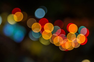 Bulanık soyut ışıklar bokeh arkaplan